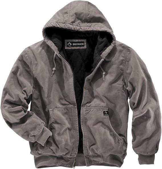 Dri-Duck Men's Cheyenne Jacket (Gravel, Large)