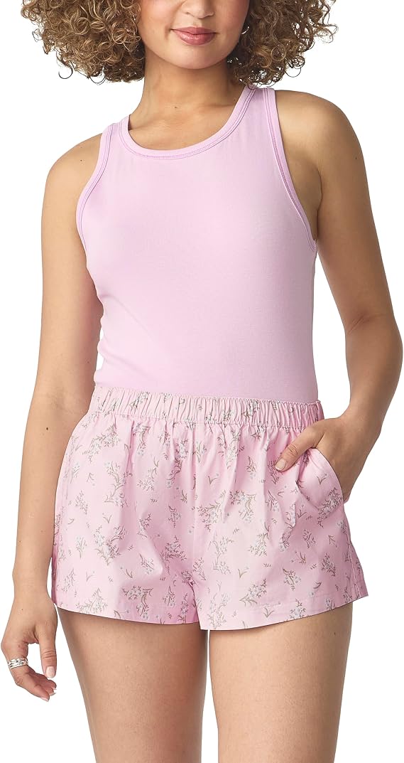 florence by mills Women's Garden Party Cotton Boxer Short