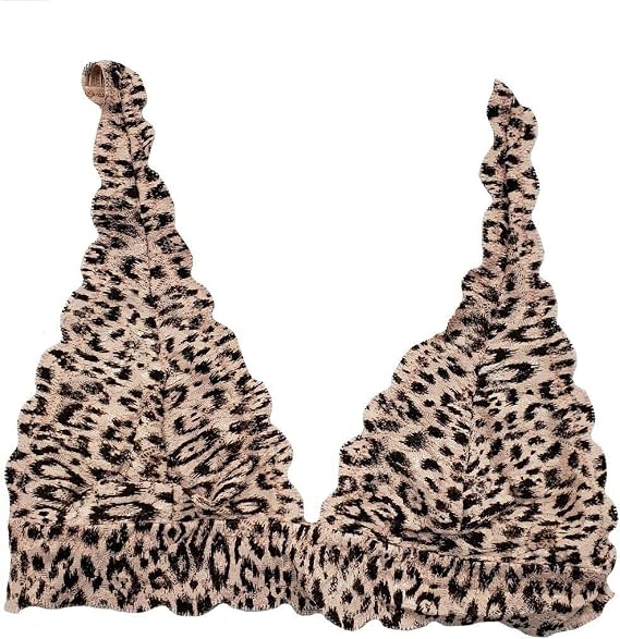 Cosabella Never Say Never Printed Triangle Bralette - NEVEP1321 (Mandorla Uno/Animal, Small)
