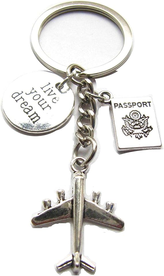 No Matter Where - Map of the World & Best Friend Keychains
