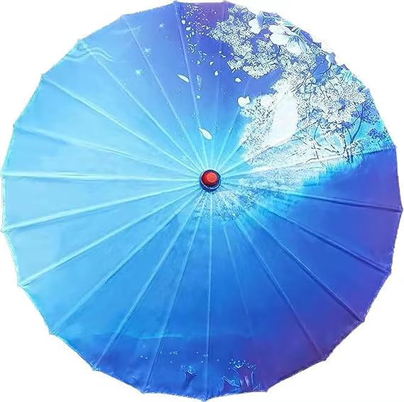 Chinese Japanese Handmade Parasol Umbrella,Asian Decoration DIY Art Dance Classical Umbrella for Wedding Parties Photography Costumes Cosplay(1 PCS)