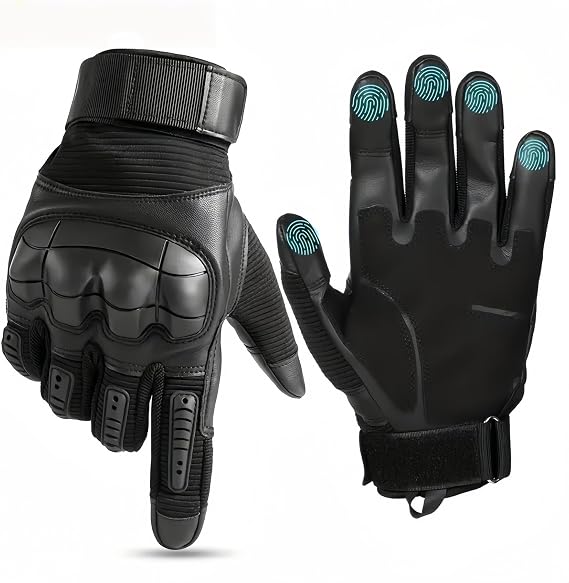 Ruck and Recon Tactical Gloves - Kevlar Tactical Gloves by Ryck & Recon for Men, All Palm Touch Screen,20f to 120f Weatherproof & Knuckle Guard Design, for Any Mission