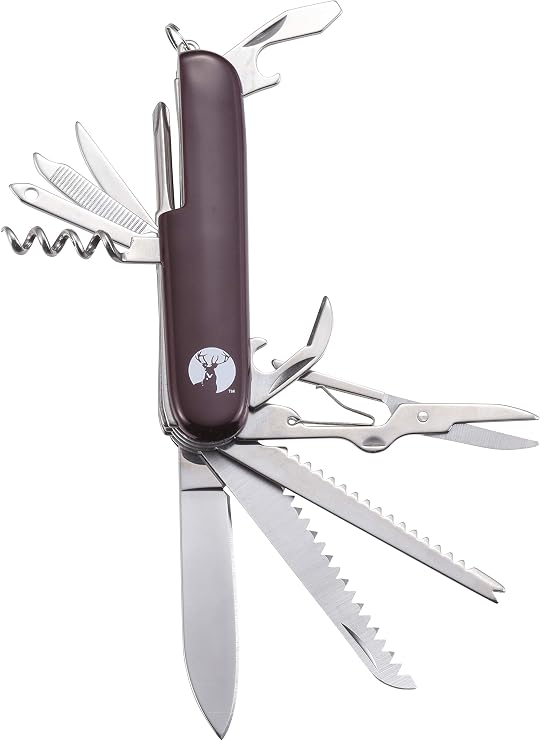 CAPTAIN STAG Multi-Tool Multifunctional Tool CS Multi-Tool 13 Functions with Keyring UM-1534