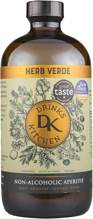 Drinks Kitchen Herb Verde Non-Alcoholic Aperitif 475ml | Makes 19 Drinks