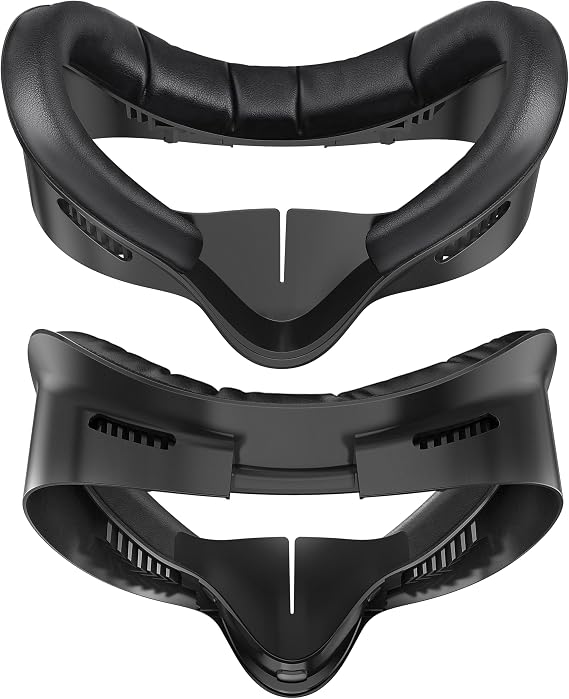 VR Facial Interface Face Pad Cover for Meta Quest 3S Accessories, Comfort PU Cotton Cushion Replacement, Not fit Quest 3
