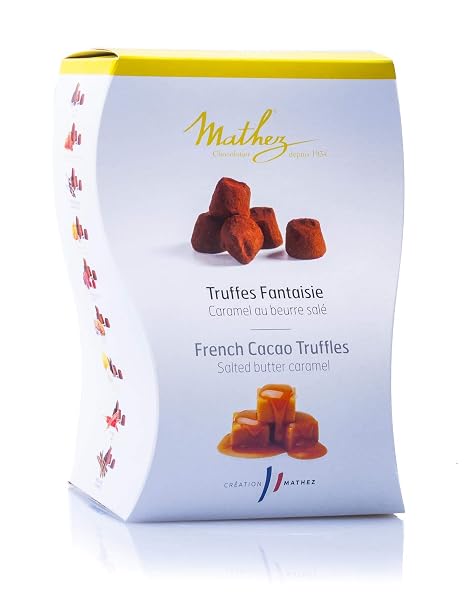 Truffle Pralines with Salted Caramel Mathez Truffes Fantaisie