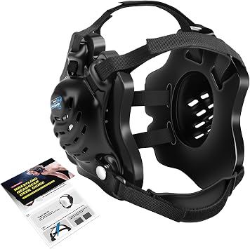 Trymaker Wrestling Headgear, Head Gear for Men and Youth with Chin Cup, Dual-Layer Ear Guard for MMA, BJJ (for Users Age 10+)