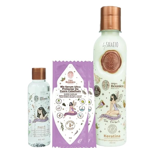 RITUAL BOTANICO Colombian Organic Keratin - 250 ML. Vegan Keratin Hair Mask with 12 Natural Oils and Amino Acids for Smoothing Hair