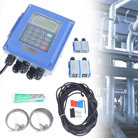 Ultrasonic Flow Meter, Tuf-2000b Liquid Dn20-700mm Tm-1 Ts-2 Sensor Liquid Flowmeter, US Stock