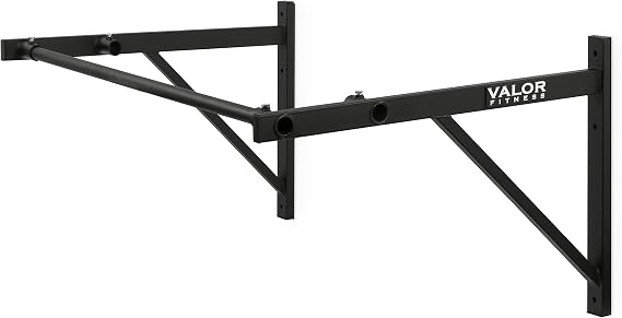 Valor Fitness CHN-3 Straight & CHN-UP Multi Grip Wall Mounted Pullup/Chin Up Bars for Home Gym Exercise and Workout