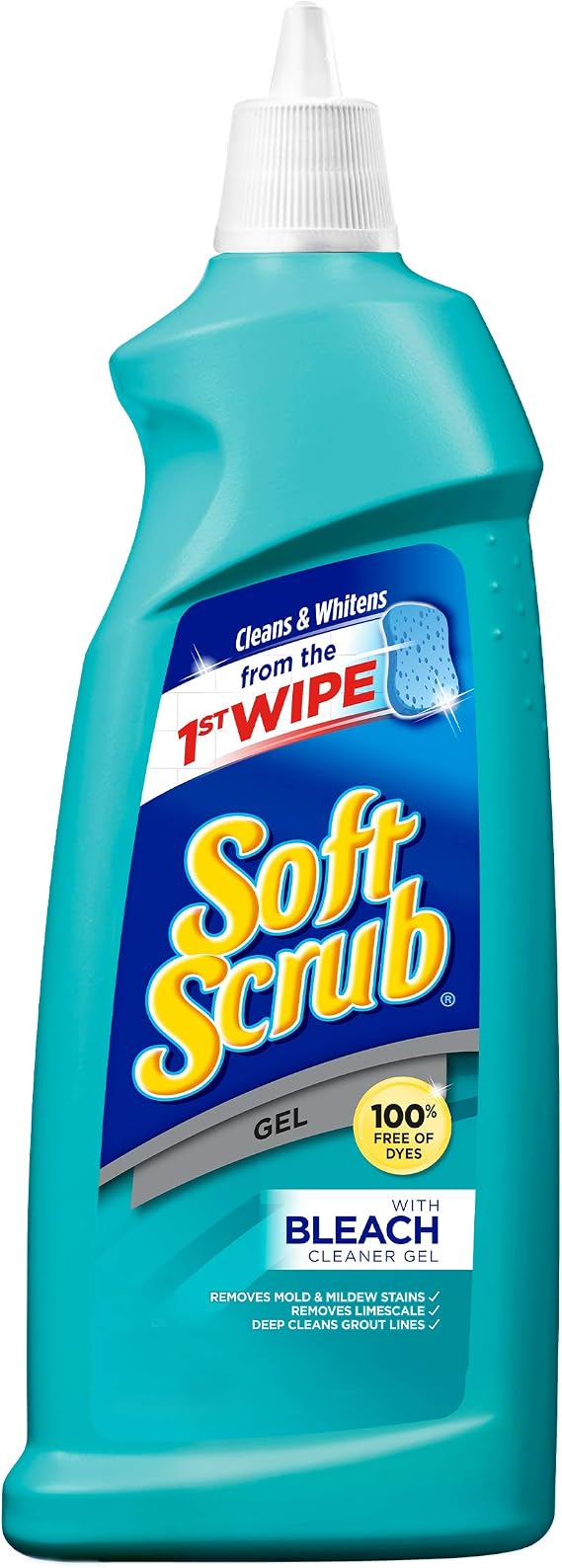 Soft Scrub with Bleach Cleaner Gel, 28.6 Fluid Ounces
