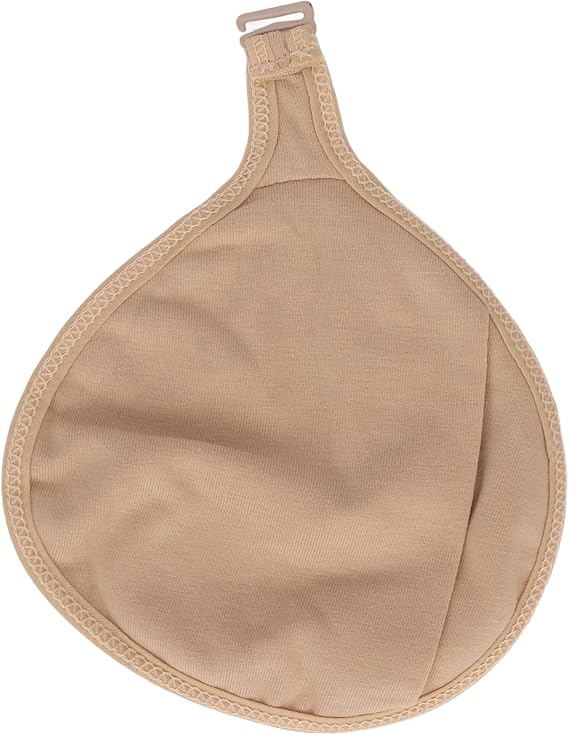 Breasts Protective Pocket Prosthetic Breasts Protector Soft Breathable Portable Bra Protective Case, Breathable Prosthesis Protective Pockets, Mastectomy Protective Bags for Women (M)