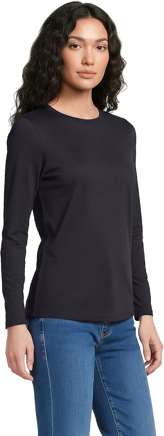 Lands' End Women's Supima Long Sleeve Crew Tee