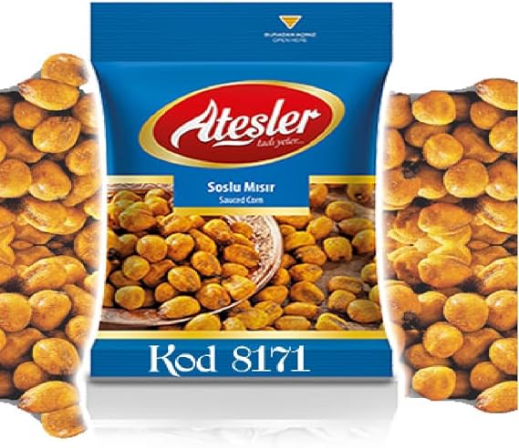Ateşler Kuruyemiş Soslu Mısır Baharatlı Paket 40 gr