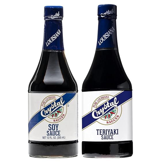 Crystal Soy & Teriyaki Bundle - One of Each - Perfect for Adding flavor to any Meal