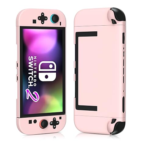 PAWDIARY Clear Switch 2 Protective Case for Nintendo Switch 2 (New 2025), Slim PC Console & Controller Grip Switch 2 Cover Protector,