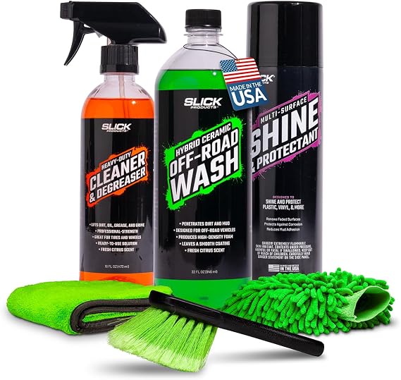 Slick Products Off-Road Wash Kit - ATV, UTV, Dirt Bike & Side by Side
