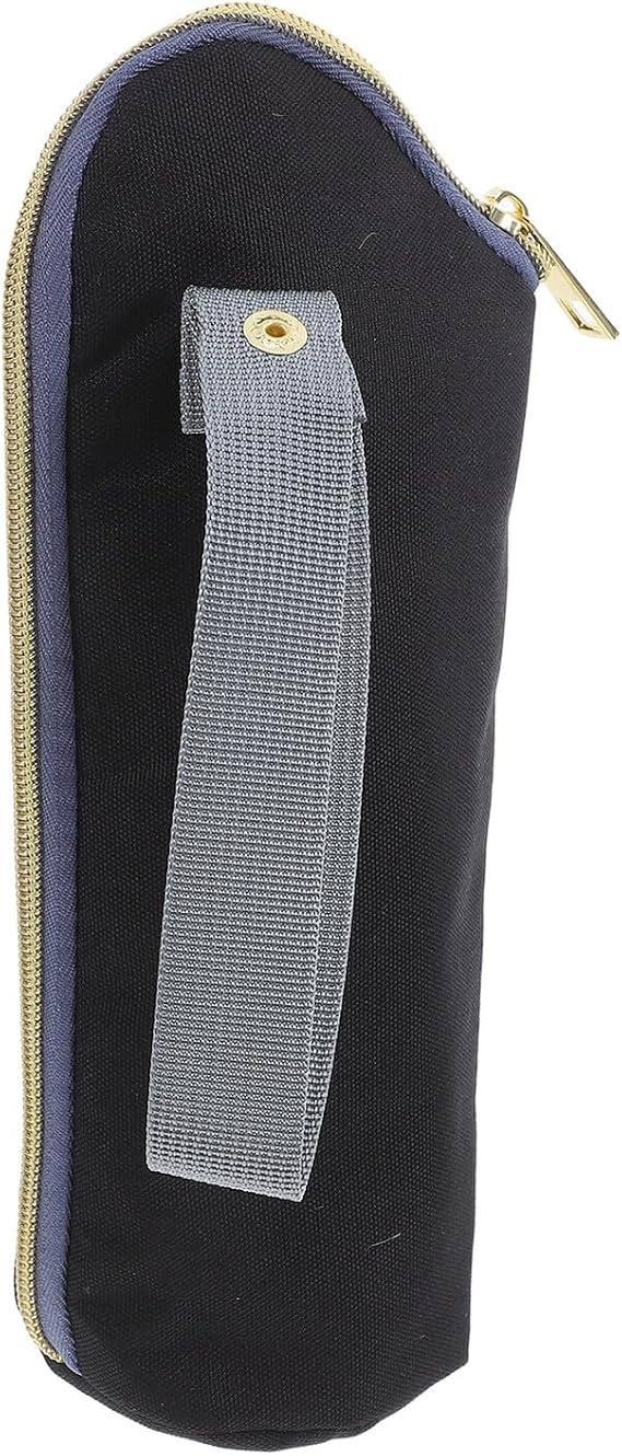 Insulated Bottle Warmer Bag for Stroller Hanging, Portable Thermal Milk Bottle Cooler Organizer, Black Diaper Bag Accessory for Travel and Outdoor Use