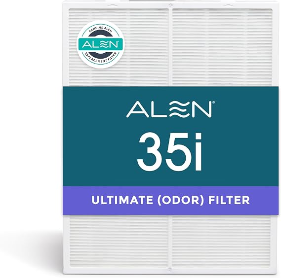 Alen 35i Replacement HEPA Filter, Ultimate - Formerly B3 | For Odors, Mold, Smoke, Dust, Allergens, Viruses, Dander, Pet Fur. Medical-grade HEPA Filter - FOR 35i AIR PURIFIER ONLY
