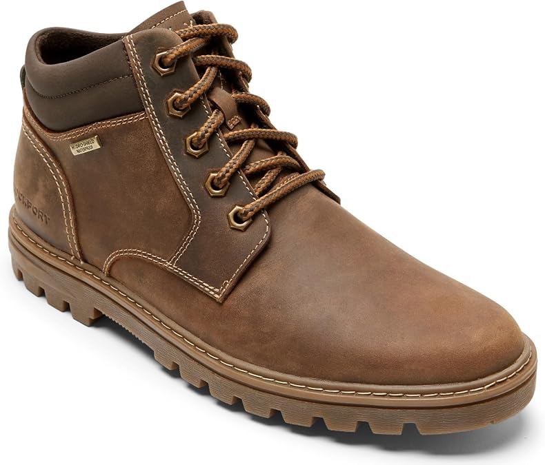 Rockport Men's Waterproof Weather or Knot Plain Toe Boots