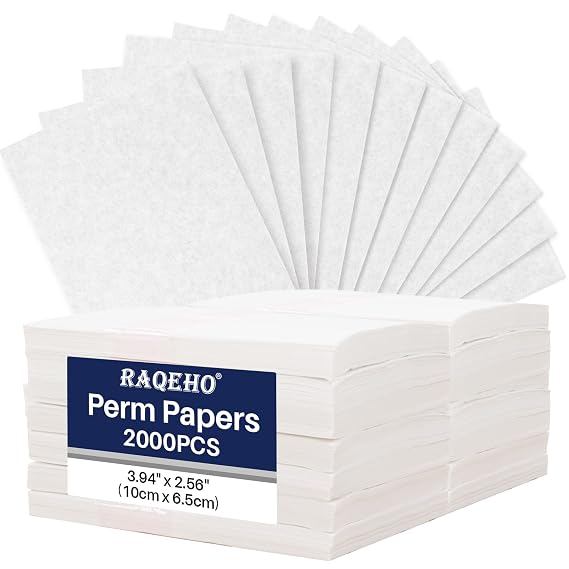 2000Pcs Perm Papers - Perm Solution Hair Wrap Paper for Short Hair