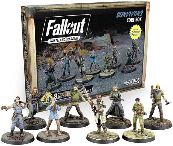 Modiphius Entertainment Fallout: Wasteland Warfare: Survivors Faction Box