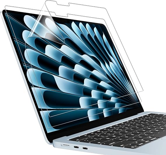 2 Pack Screen Protector for MacBook Air 15" (M5-M2, 2026-2023) A3448 A3241 A3114 A2941