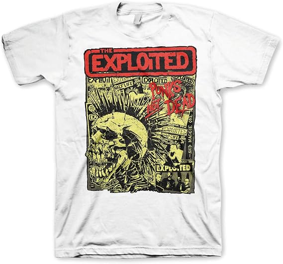 The Exploited - Mens Punks Not Dead T-Shirt