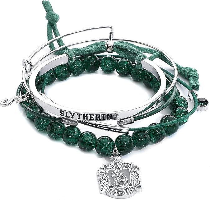 Harry Potter Slytherin Arm Party Bracelet Set