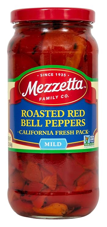 Mezzetta Roasted Red Bell Peppers, 16 Ounce