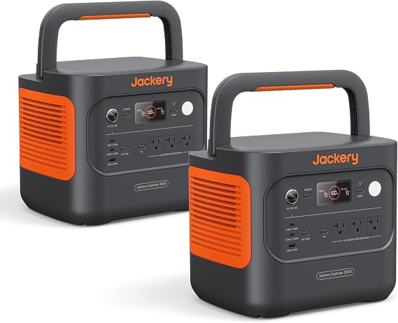 Jackery Explorer 2000 v2 Portable Power Station, 2042Wh, 2200W AC Output