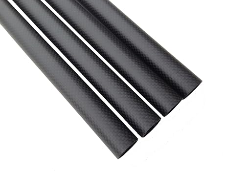 1pcs Abesterxox Carbon Fiber Tube ID 7mm x OD 9mm x 500mm Long 3K Matt Surface