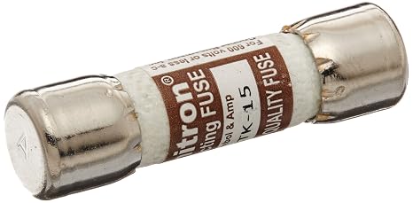 Fluke 892583 Digital Multimeter Fast Acting Replacement Fuse, 600V AC Voltage, 15A AC Current