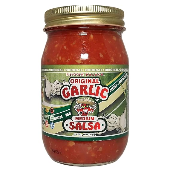Pepper Palace Original Garlic Medium Salsa
