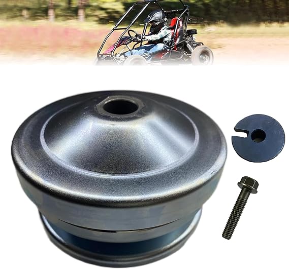 QYMOTO KT196 Go Kart 3/4'' Bore Driver Pulley 30 Series Torque Converte | for Coleman 196cc/6.5hp Go Kart Mini Bike Clutch Driver Pulley for Comet Manco Go Kart 219552,5957,212cc Engines