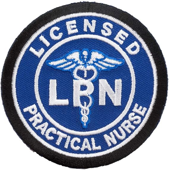 Licensed Practical Nurse LPN Blue Patch, Medical Patches