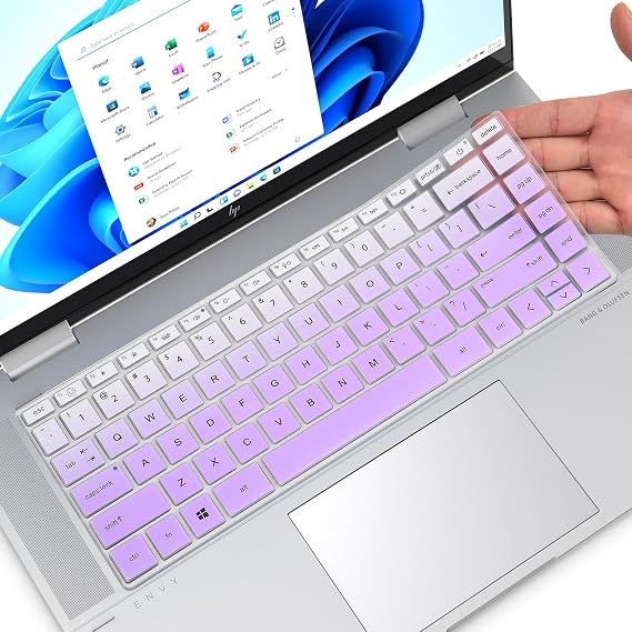 Keyboard Cover for HP Envy X360 15.6 15-ew 15-ey 15t-ew100 15-ew0013dx ew0023dx ew1047nr ew1199nr 15z-ey100 15-ey0013dx, HP Envy 16 16-h100 16-h1010nr 16-h1023dx 16-h1047nr h1097nr h0747nr h0787nr