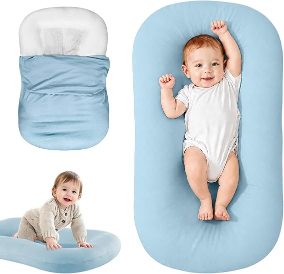 Infant Support Cushion for Newborn, Portable Tummy Time Mat