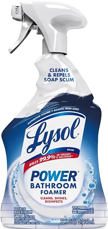 Lysol Power Foaming Bathroom Cleaner & Disinfectant Spray, 32 oz