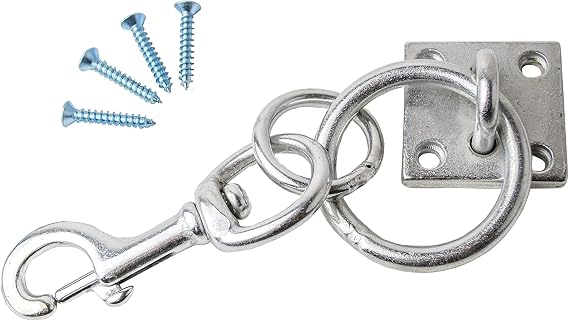 Shires Heavy Duty Haynet Clip - Durable Metal Quick-Release Clip for Horse Hay Nets Default Title