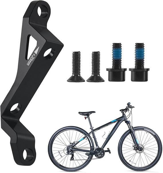 Disc Brake Adapter, Disc Brake Caliper Mount Adapter | Bicycle Disc Brake Conversion Mount Adapter, Aluminum Alloy Lightweight Mount & Adapter for Mountain Bike Brake Conversion
