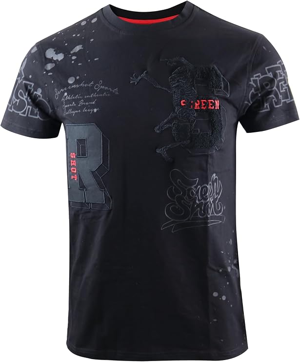 SCREENSHOT Men's Hip-Hop Streetwear T-Shirt