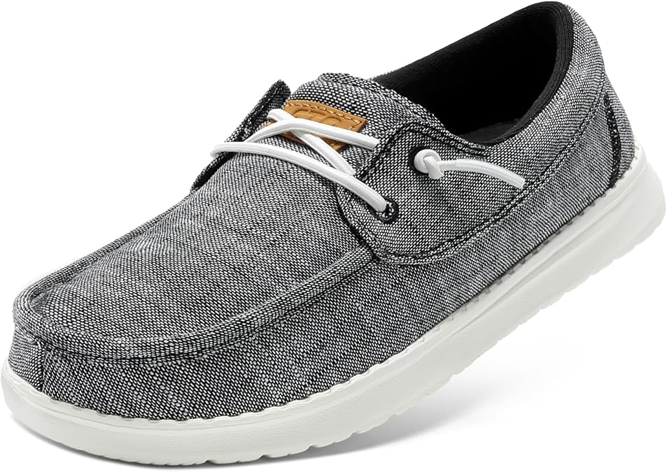 STQ Women's Slip On Boat Shoes Arch Support