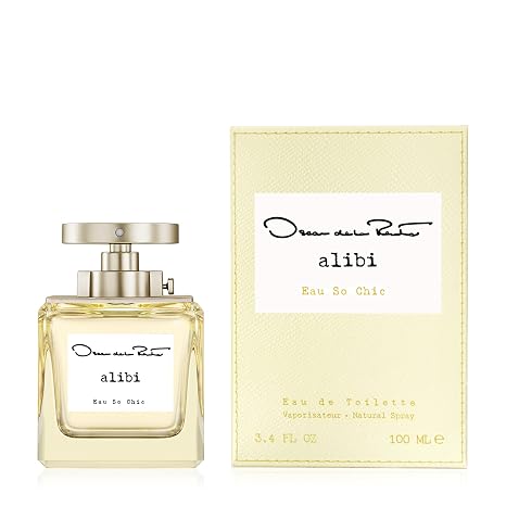 Oscar de la Renta Alibi Eau So Chic Eau de Toilette Perfume Spray for Women, 3.4 Fl. Oz