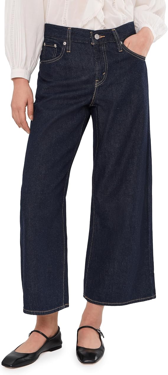 Levi's Women's Middy Wide Leg Ankle Jeans