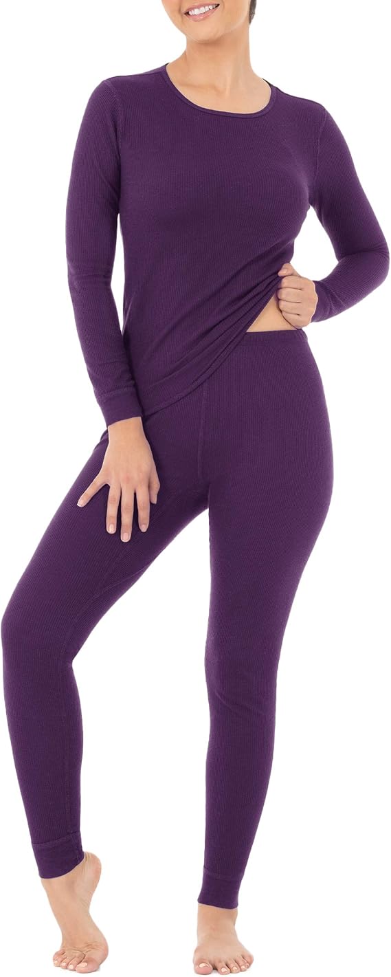Fruit of the Loom Women's Micro Waffle Premium Thermal Set