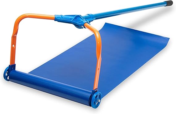 Avalanche! AVA750, Easy and Quick Snow Roof Rake for Snow Removal, Heavy-Duty Slide, Cut and Tear Resistant, Built-in Wheels Prevent Damage, Assembled in USA, AVA750