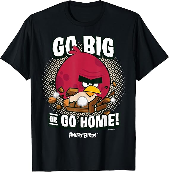 Angry Birds Terrence Go Big or Go Home T-Shirt