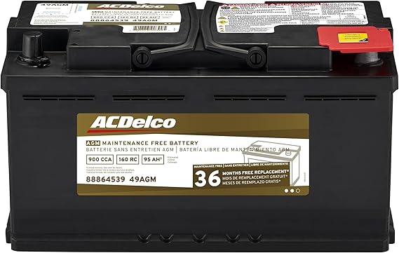 ACDelco Gold 49AGM (88864539) AGM BCI Group 49 Battery