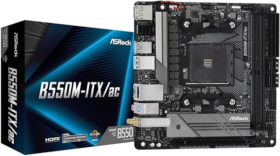 ASRock B550M-ITX/AC Supports 3rd Gen AMD AM4 RyzenTM / Future AMD RyzenTM Processors motherboard Mini ITX